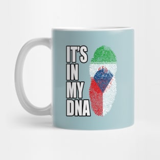 Iranian And Czech Mix Heritage DNA Flag Mug